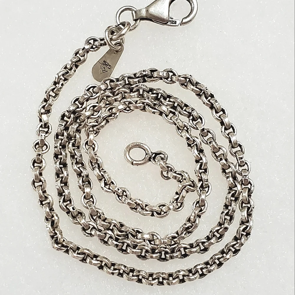 Silpada 925 Sterling Silver Rolo Link Chain Necklace N1208